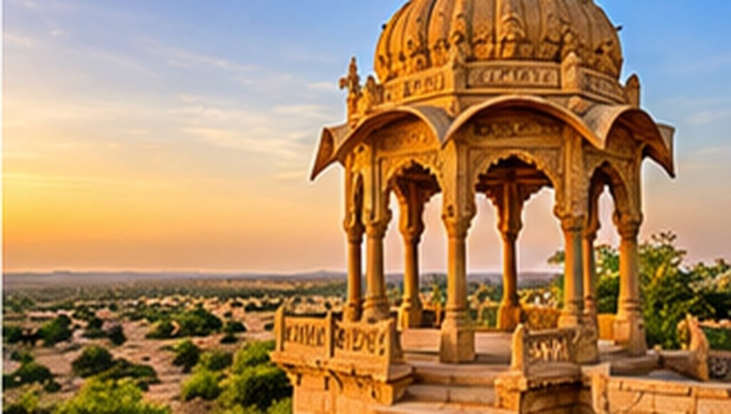 Best Places to Visit in Jaisalmer, 
Vyas Chhatri Location
