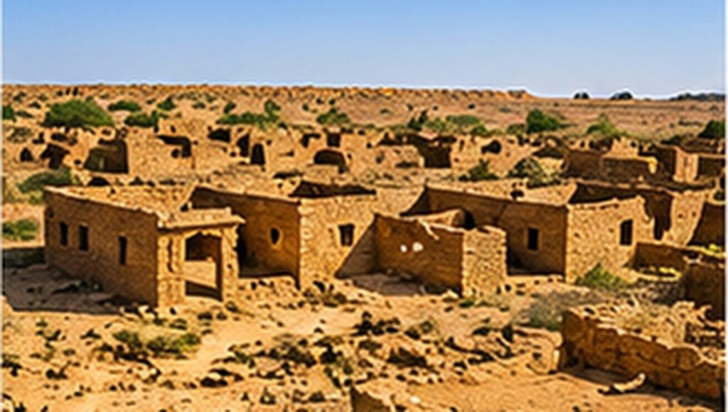 Best Places to Visit in Jaisalmer, 
Kuldhara Abandoned Village Location