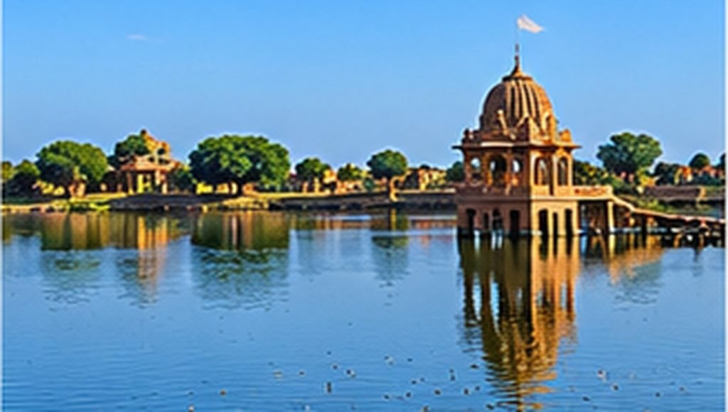Best Places to Visit in Jaisalmer, 
Location of Amar Sagar